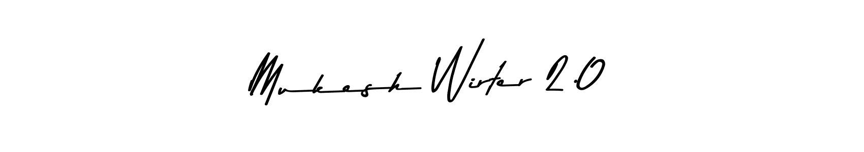 How to Draw Mukesh Wirter 2.0 signature style? Asem Kandis PERSONAL USE is a latest design signature styles for name Mukesh Wirter 2.0. Mukesh Wirter 2.0 signature style 9 images and pictures png
