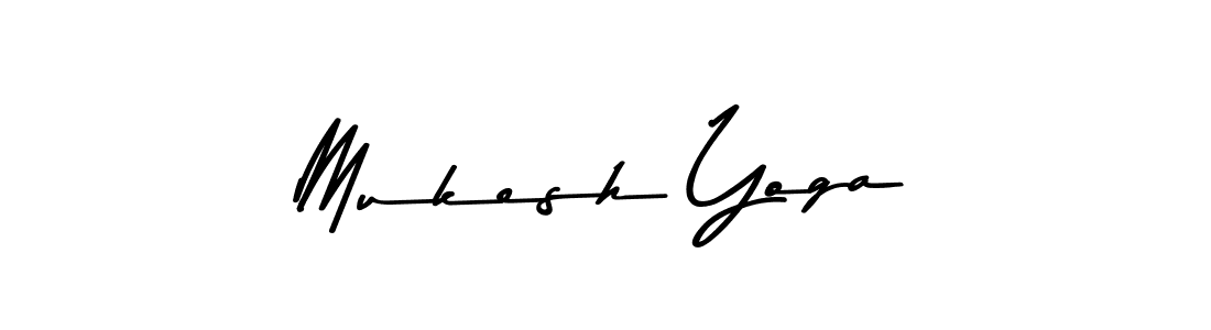 Also You can easily find your signature by using the search form. We will create Mukesh Yoga name handwritten signature images for you free of cost using Asem Kandis PERSONAL USE sign style. Mukesh Yoga signature style 9 images and pictures png