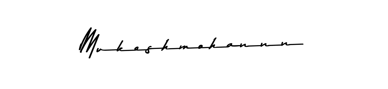 Use a signature maker to create a handwritten signature online. With this signature software, you can design (Asem Kandis PERSONAL USE) your own signature for name Mukeshmohannn. Mukeshmohannn signature style 9 images and pictures png