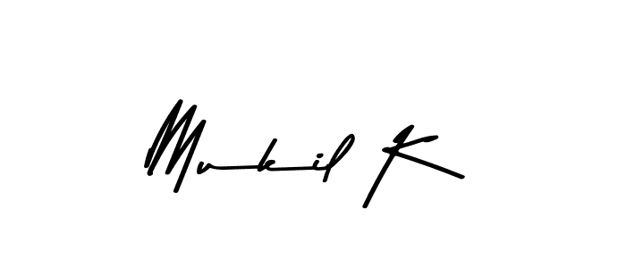 Make a beautiful signature design for name Mukil K. Use this online signature maker to create a handwritten signature for free. Mukil K signature style 9 images and pictures png