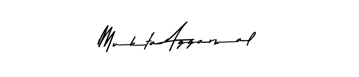 The best way (Asem Kandis PERSONAL USE) to make a short signature is to pick only two or three words in your name. The name Mukta Aggarwal include a total of six letters. For converting this name. Mukta Aggarwal signature style 9 images and pictures png