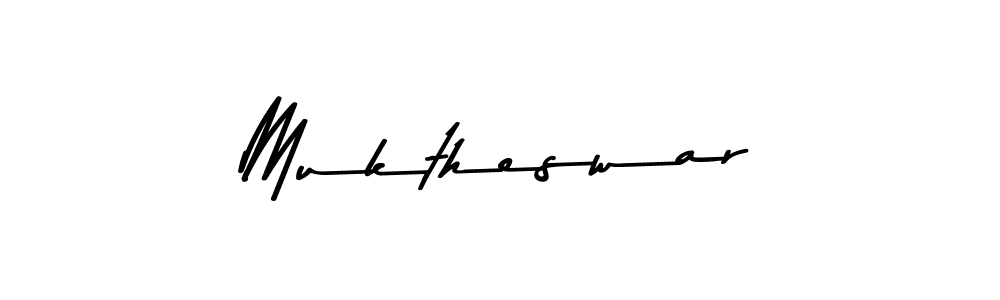 Create a beautiful signature design for name Muktheswar. With this signature (Asem Kandis PERSONAL USE) fonts, you can make a handwritten signature for free. Muktheswar signature style 9 images and pictures png