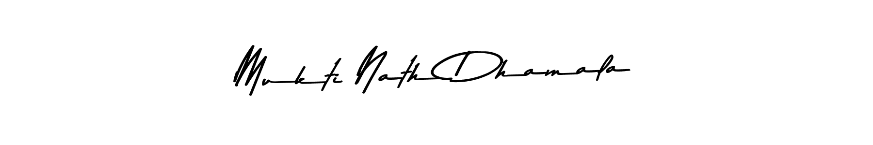Use a signature maker to create a handwritten signature online. With this signature software, you can design (Asem Kandis PERSONAL USE) your own signature for name Mukti Nath Dhamala. Mukti Nath Dhamala signature style 9 images and pictures png