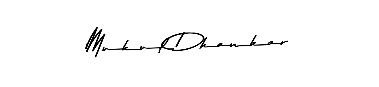 Mukul Dhankar stylish signature style. Best Handwritten Sign (Asem Kandis PERSONAL USE) for my name. Handwritten Signature Collection Ideas for my name Mukul Dhankar. Mukul Dhankar signature style 9 images and pictures png