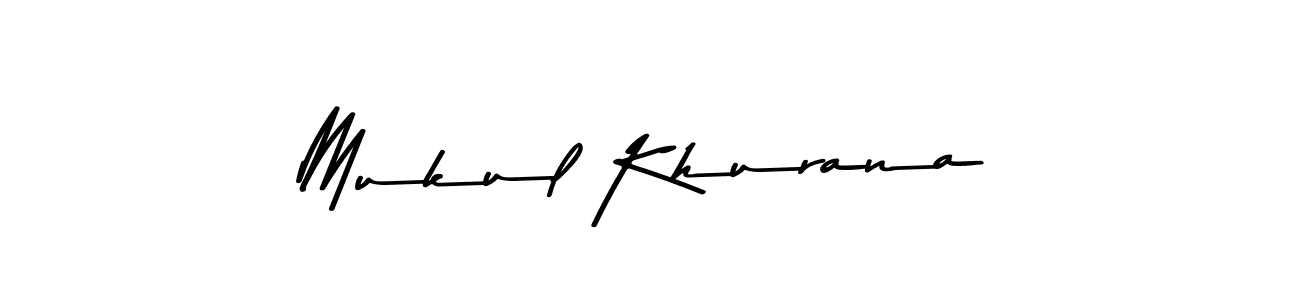 Make a beautiful signature design for name Mukul Khurana. With this signature (Asem Kandis PERSONAL USE) style, you can create a handwritten signature for free. Mukul Khurana signature style 9 images and pictures png