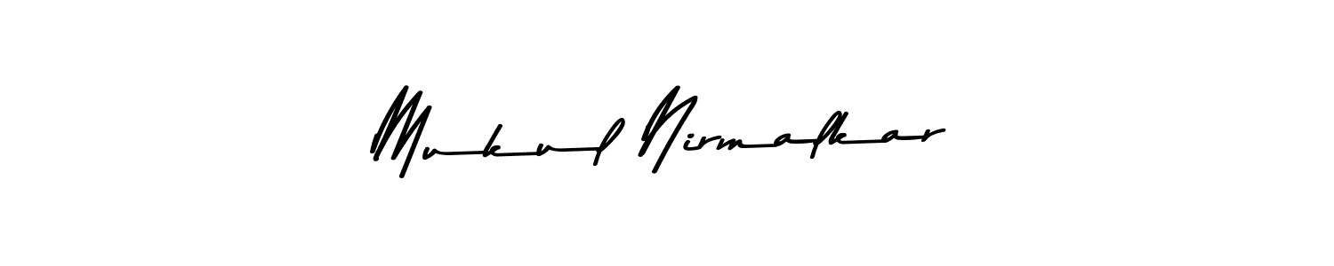 You should practise on your own different ways (Asem Kandis PERSONAL USE) to write your name (Mukul Nirmalkar) in signature. don't let someone else do it for you. Mukul Nirmalkar signature style 9 images and pictures png