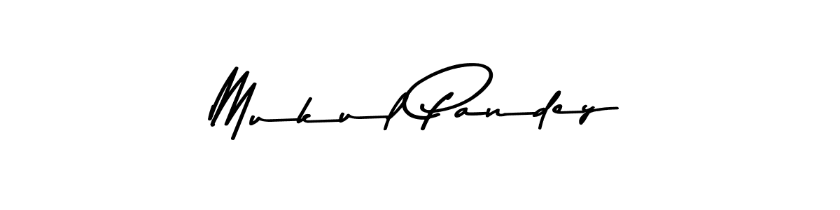 Make a beautiful signature design for name Mukul Pandey. With this signature (Asem Kandis PERSONAL USE) style, you can create a handwritten signature for free. Mukul Pandey signature style 9 images and pictures png