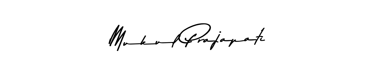 Mukul Prajapati stylish signature style. Best Handwritten Sign (Asem Kandis PERSONAL USE) for my name. Handwritten Signature Collection Ideas for my name Mukul Prajapati. Mukul Prajapati signature style 9 images and pictures png