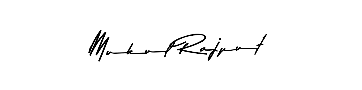 Create a beautiful signature design for name Mukul Rajput. With this signature (Asem Kandis PERSONAL USE) fonts, you can make a handwritten signature for free. Mukul Rajput signature style 9 images and pictures png