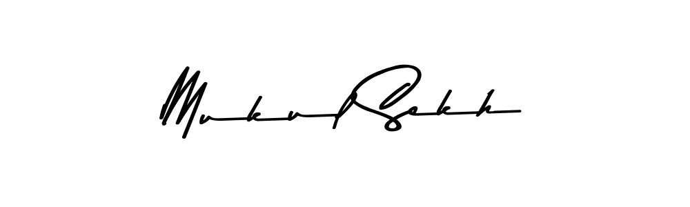 Design your own signature with our free online signature maker. With this signature software, you can create a handwritten (Asem Kandis PERSONAL USE) signature for name Mukul Sekh. Mukul Sekh signature style 9 images and pictures png