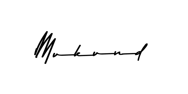 Create a beautiful signature design for name Mukund. With this signature (Asem Kandis PERSONAL USE) fonts, you can make a handwritten signature for free. Mukund signature style 9 images and pictures png