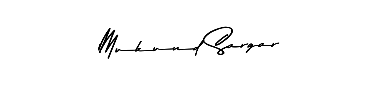 This is the best signature style for the Mukund Sargar name. Also you like these signature font (Asem Kandis PERSONAL USE). Mix name signature. Mukund Sargar signature style 9 images and pictures png