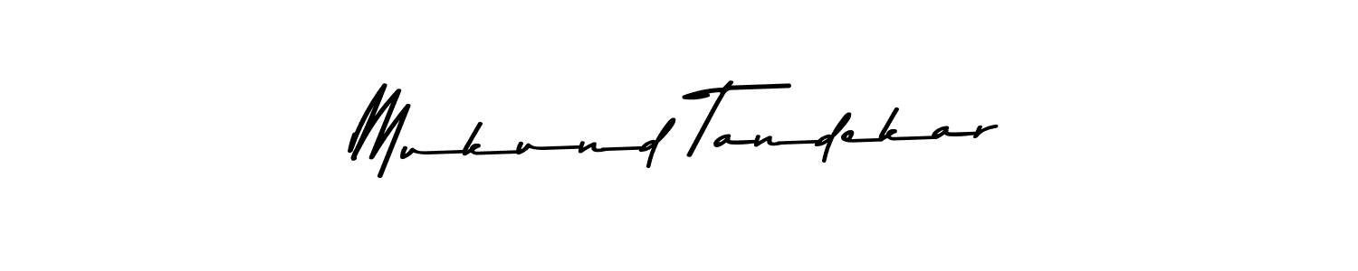 Mukund Tandekar stylish signature style. Best Handwritten Sign (Asem Kandis PERSONAL USE) for my name. Handwritten Signature Collection Ideas for my name Mukund Tandekar. Mukund Tandekar signature style 9 images and pictures png