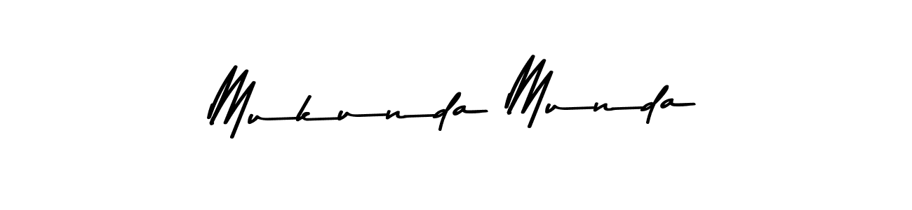 The best way (Asem Kandis PERSONAL USE) to make a short signature is to pick only two or three words in your name. The name Mukunda Munda include a total of six letters. For converting this name. Mukunda Munda signature style 9 images and pictures png