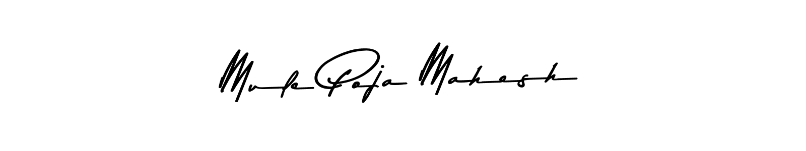 Also You can easily find your signature by using the search form. We will create Mule Poja Mahesh name handwritten signature images for you free of cost using Asem Kandis PERSONAL USE sign style. Mule Poja Mahesh signature style 9 images and pictures png