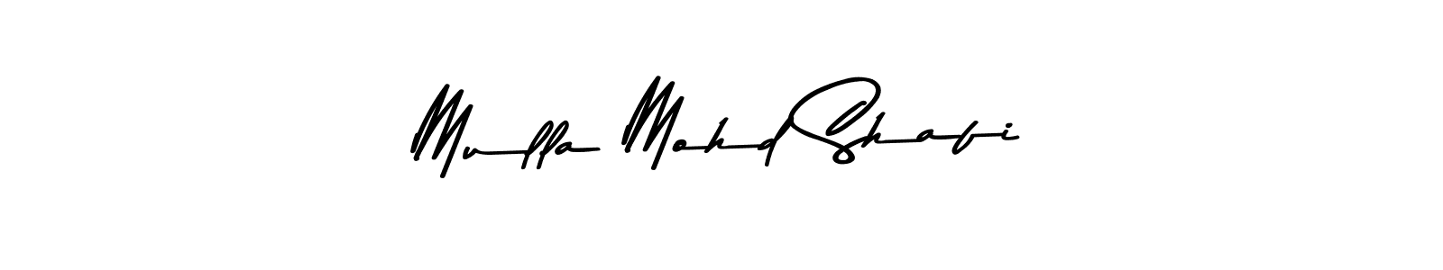 Similarly Asem Kandis PERSONAL USE is the best handwritten signature design. Signature creator online .You can use it as an online autograph creator for name Mulla Mohd Shafi. Mulla Mohd Shafi signature style 9 images and pictures png
