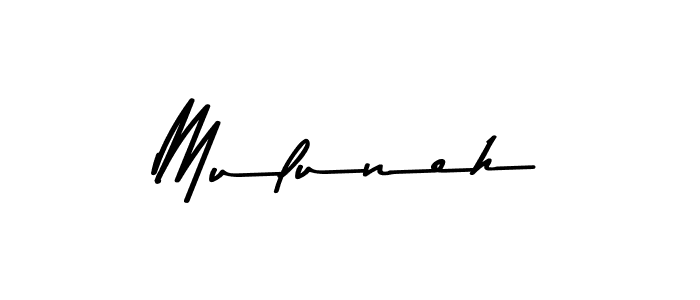 How to make Muluneh signature? Asem Kandis PERSONAL USE is a professional autograph style. Create handwritten signature for Muluneh name. Muluneh signature style 9 images and pictures png