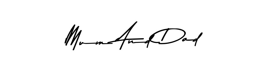 Also You can easily find your signature by using the search form. We will create Mum And Dad name handwritten signature images for you free of cost using Asem Kandis PERSONAL USE sign style. Mum And Dad signature style 9 images and pictures png