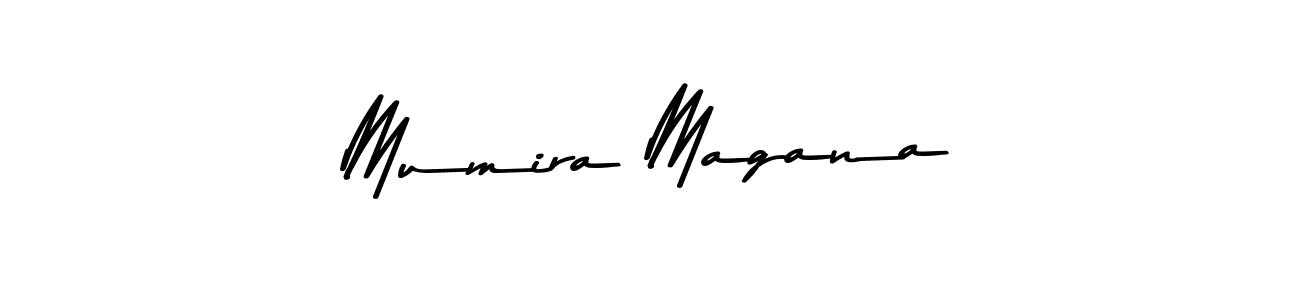 How to make Mumira Magana signature? Asem Kandis PERSONAL USE is a professional autograph style. Create handwritten signature for Mumira Magana name. Mumira Magana signature style 9 images and pictures png