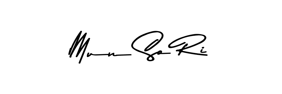 Design your own signature with our free online signature maker. With this signature software, you can create a handwritten (Asem Kandis PERSONAL USE) signature for name Mun So Ri. Mun So Ri signature style 9 images and pictures png