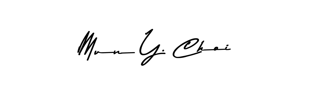 Mun Y. Choi stylish signature style. Best Handwritten Sign (Asem Kandis PERSONAL USE) for my name. Handwritten Signature Collection Ideas for my name Mun Y. Choi. Mun Y. Choi signature style 9 images and pictures png