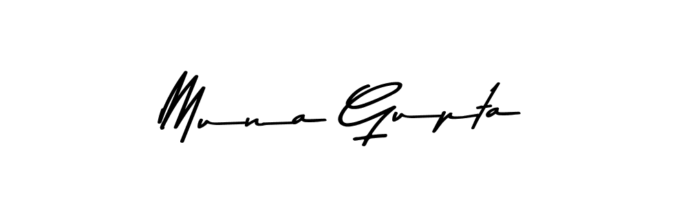 Also You can easily find your signature by using the search form. We will create Muna Gupta name handwritten signature images for you free of cost using Asem Kandis PERSONAL USE sign style. Muna Gupta signature style 9 images and pictures png