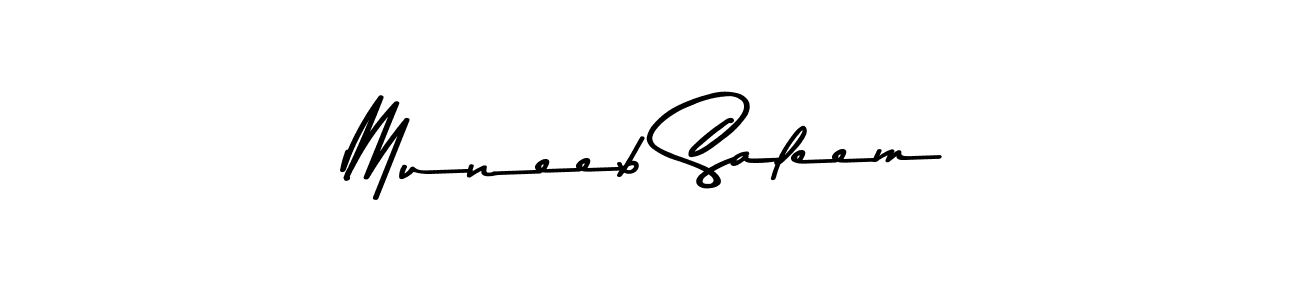 Also we have Muneeb Saleem name is the best signature style. Create professional handwritten signature collection using Asem Kandis PERSONAL USE autograph style. Muneeb Saleem signature style 9 images and pictures png