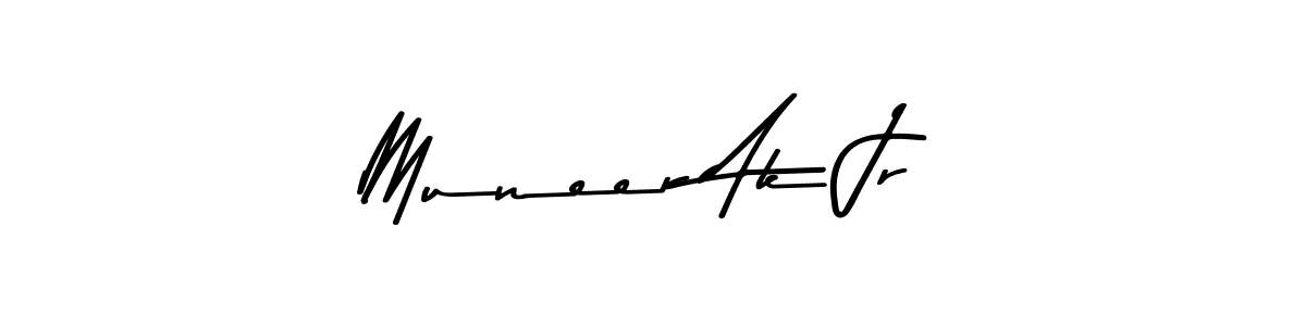 Similarly Asem Kandis PERSONAL USE is the best handwritten signature design. Signature creator online .You can use it as an online autograph creator for name Muneer Ak Jr. Muneer Ak Jr signature style 9 images and pictures png