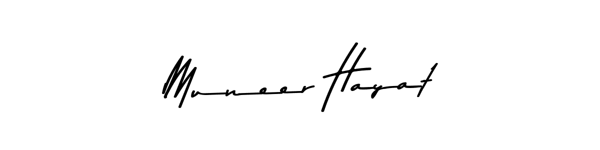 Similarly Asem Kandis PERSONAL USE is the best handwritten signature design. Signature creator online .You can use it as an online autograph creator for name Muneer Hayat. Muneer Hayat signature style 9 images and pictures png