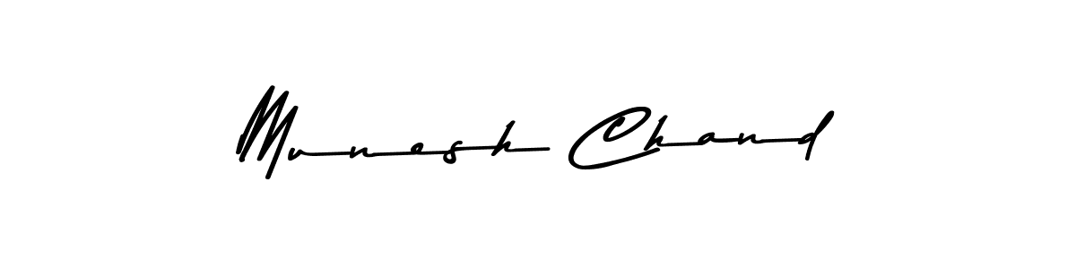 Make a beautiful signature design for name Munesh Chand. Use this online signature maker to create a handwritten signature for free. Munesh Chand signature style 9 images and pictures png