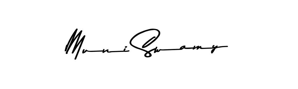 Use a signature maker to create a handwritten signature online. With this signature software, you can design (Asem Kandis PERSONAL USE) your own signature for name Muni Swamy. Muni Swamy signature style 9 images and pictures png