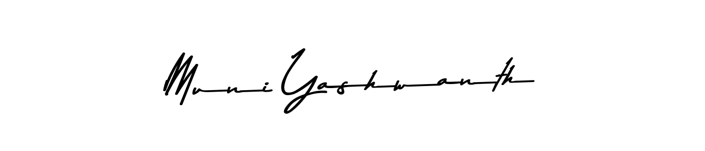 Asem Kandis PERSONAL USE is a professional signature style that is perfect for those who want to add a touch of class to their signature. It is also a great choice for those who want to make their signature more unique. Get Muni Yashwanth name to fancy signature for free. Muni Yashwanth signature style 9 images and pictures png