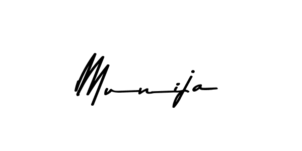 You should practise on your own different ways (Asem Kandis PERSONAL USE) to write your name (Munija) in signature. don't let someone else do it for you. Munija signature style 9 images and pictures png