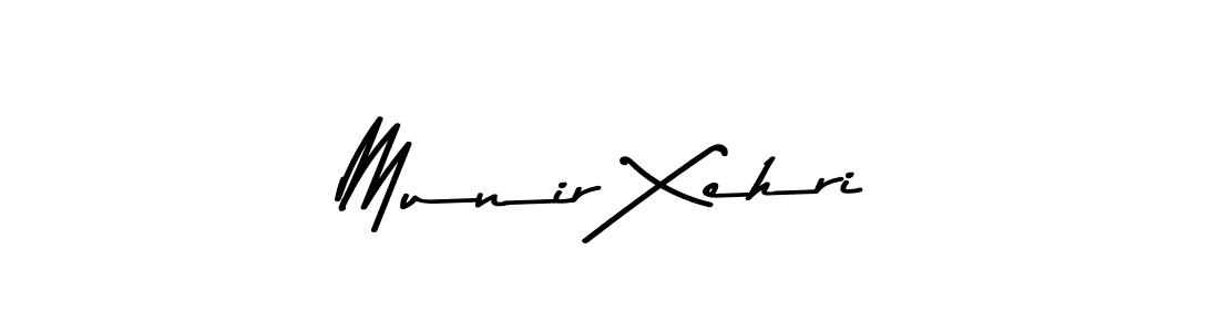 Use a signature maker to create a handwritten signature online. With this signature software, you can design (Asem Kandis PERSONAL USE) your own signature for name Munir Xehri. Munir Xehri signature style 9 images and pictures png