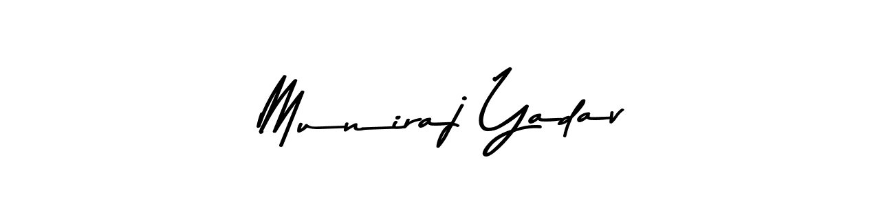 Make a beautiful signature design for name Muniraj Yadav. Use this online signature maker to create a handwritten signature for free. Muniraj Yadav signature style 9 images and pictures png