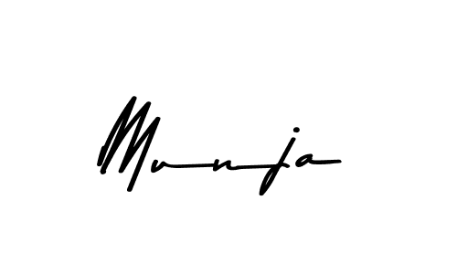 How to make Munja signature? Asem Kandis PERSONAL USE is a professional autograph style. Create handwritten signature for Munja name. Munja signature style 9 images and pictures png