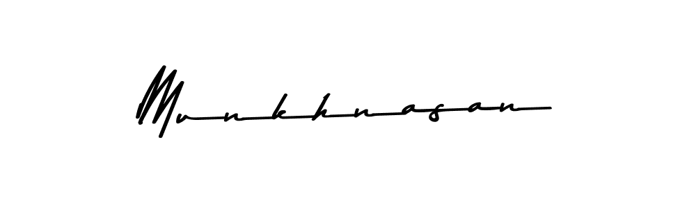 Also You can easily find your signature by using the search form. We will create Munkhnasan name handwritten signature images for you free of cost using Asem Kandis PERSONAL USE sign style. Munkhnasan signature style 9 images and pictures png