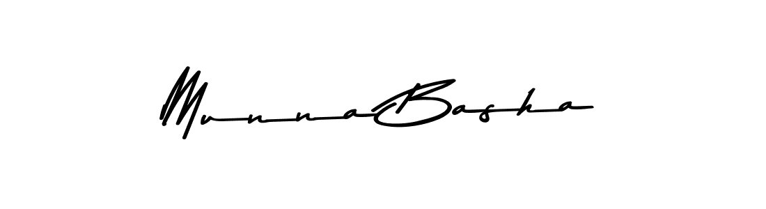 How to make Munna Basha signature? Asem Kandis PERSONAL USE is a professional autograph style. Create handwritten signature for Munna Basha name. Munna Basha signature style 9 images and pictures png