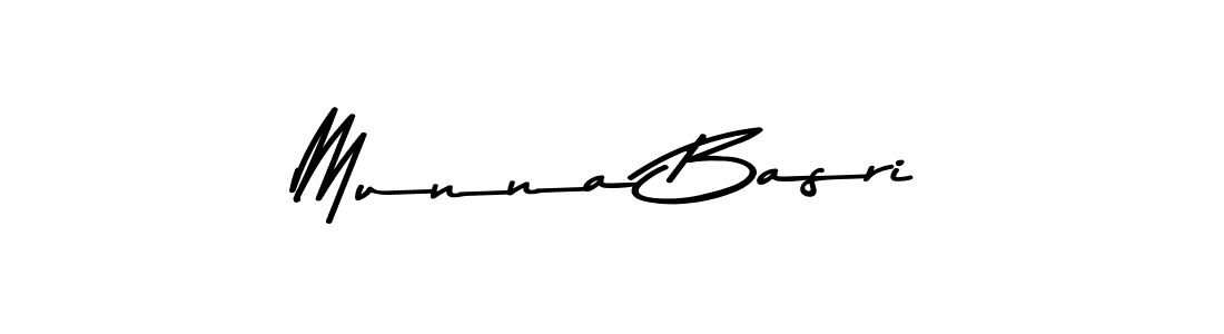 Munna Basri stylish signature style. Best Handwritten Sign (Asem Kandis PERSONAL USE) for my name. Handwritten Signature Collection Ideas for my name Munna Basri. Munna Basri signature style 9 images and pictures png