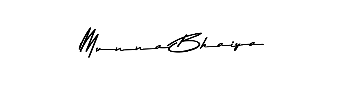 You should practise on your own different ways (Asem Kandis PERSONAL USE) to write your name (Munna Bhaiya) in signature. don't let someone else do it for you. Munna Bhaiya signature style 9 images and pictures png