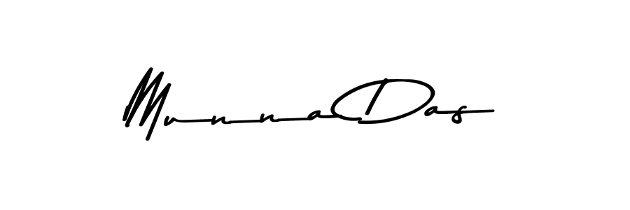 Use a signature maker to create a handwritten signature online. With this signature software, you can design (Asem Kandis PERSONAL USE) your own signature for name Munna Das. Munna Das signature style 9 images and pictures png