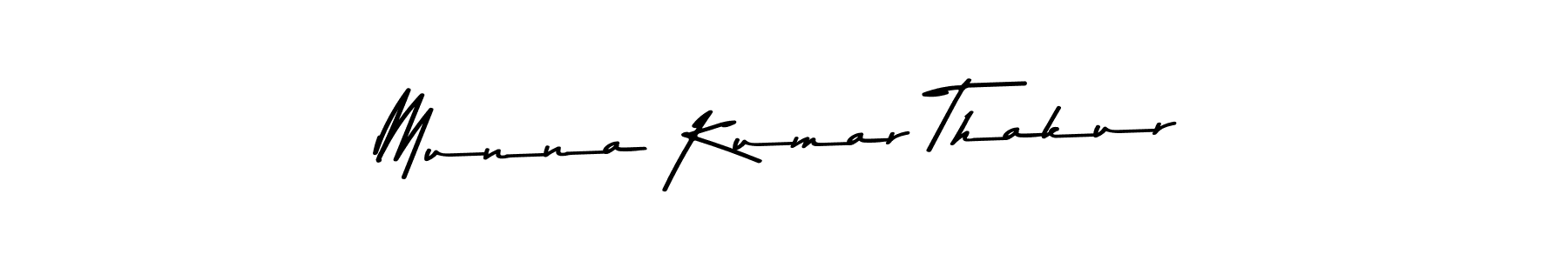 This is the best signature style for the Munna Kumar Thakur name. Also you like these signature font (Asem Kandis PERSONAL USE). Mix name signature. Munna Kumar Thakur signature style 9 images and pictures png