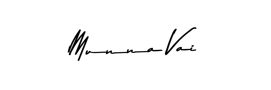 Use a signature maker to create a handwritten signature online. With this signature software, you can design (Asem Kandis PERSONAL USE) your own signature for name Munna Vai. Munna Vai signature style 9 images and pictures png