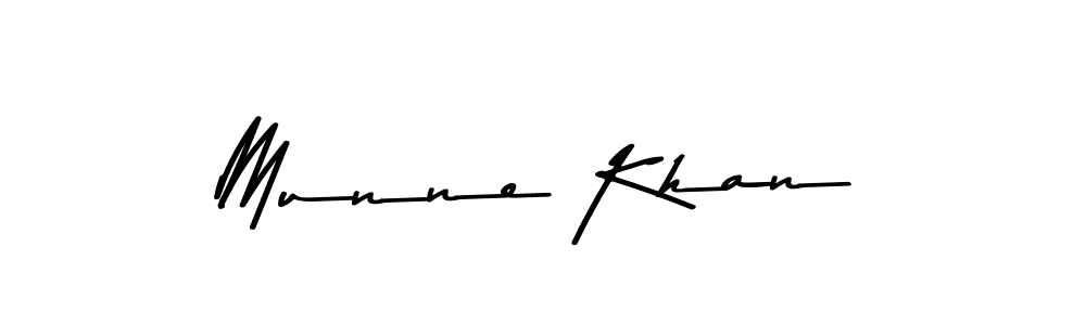 How to make Munne Khan signature? Asem Kandis PERSONAL USE is a professional autograph style. Create handwritten signature for Munne Khan name. Munne Khan signature style 9 images and pictures png