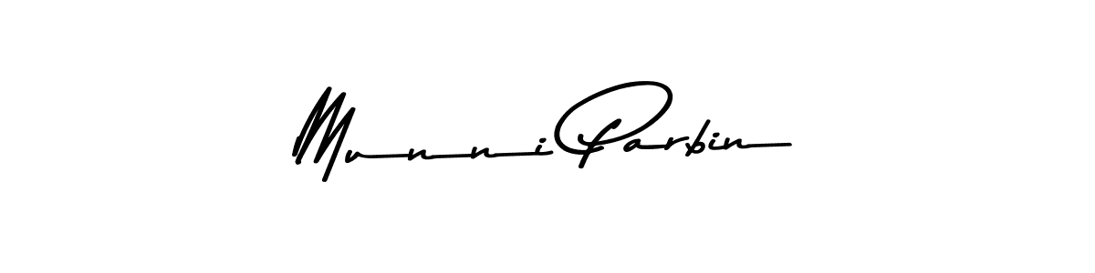 How to make Munni Parbin signature? Asem Kandis PERSONAL USE is a professional autograph style. Create handwritten signature for Munni Parbin name. Munni Parbin signature style 9 images and pictures png