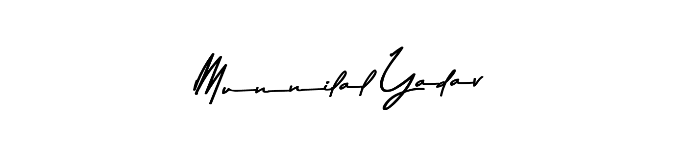 Also You can easily find your signature by using the search form. We will create Munnilal Yadav name handwritten signature images for you free of cost using Asem Kandis PERSONAL USE sign style. Munnilal Yadav signature style 9 images and pictures png