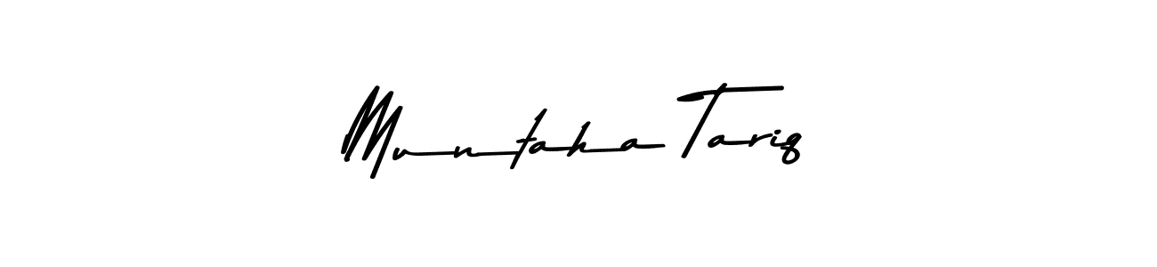 if you are searching for the best signature style for your name Muntaha Tariq. so please give up your signature search. here we have designed multiple signature styles  using Asem Kandis PERSONAL USE. Muntaha Tariq signature style 9 images and pictures png