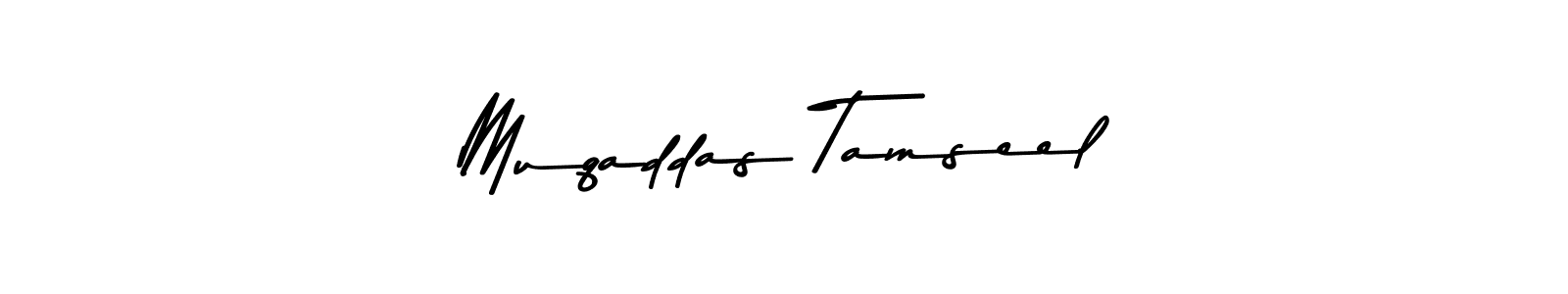Also we have Muqaddas Tamseel name is the best signature style. Create professional handwritten signature collection using Asem Kandis PERSONAL USE autograph style. Muqaddas Tamseel signature style 9 images and pictures png