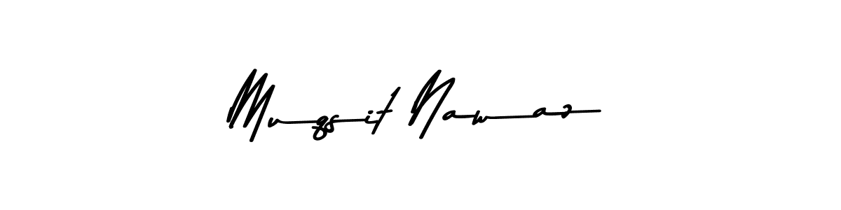 Muqsit Nawaz stylish signature style. Best Handwritten Sign (Asem Kandis PERSONAL USE) for my name. Handwritten Signature Collection Ideas for my name Muqsit Nawaz. Muqsit Nawaz signature style 9 images and pictures png