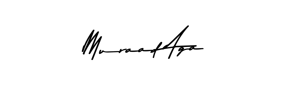 Make a beautiful signature design for name Muraad Aga. With this signature (Asem Kandis PERSONAL USE) style, you can create a handwritten signature for free. Muraad Aga signature style 9 images and pictures png